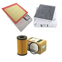 Cabin Air Filter Oil Filter For LAND ROVER RANGE ROVER VELAR (L560) 2.0 OEM : LR092258 LR073669 LR036369