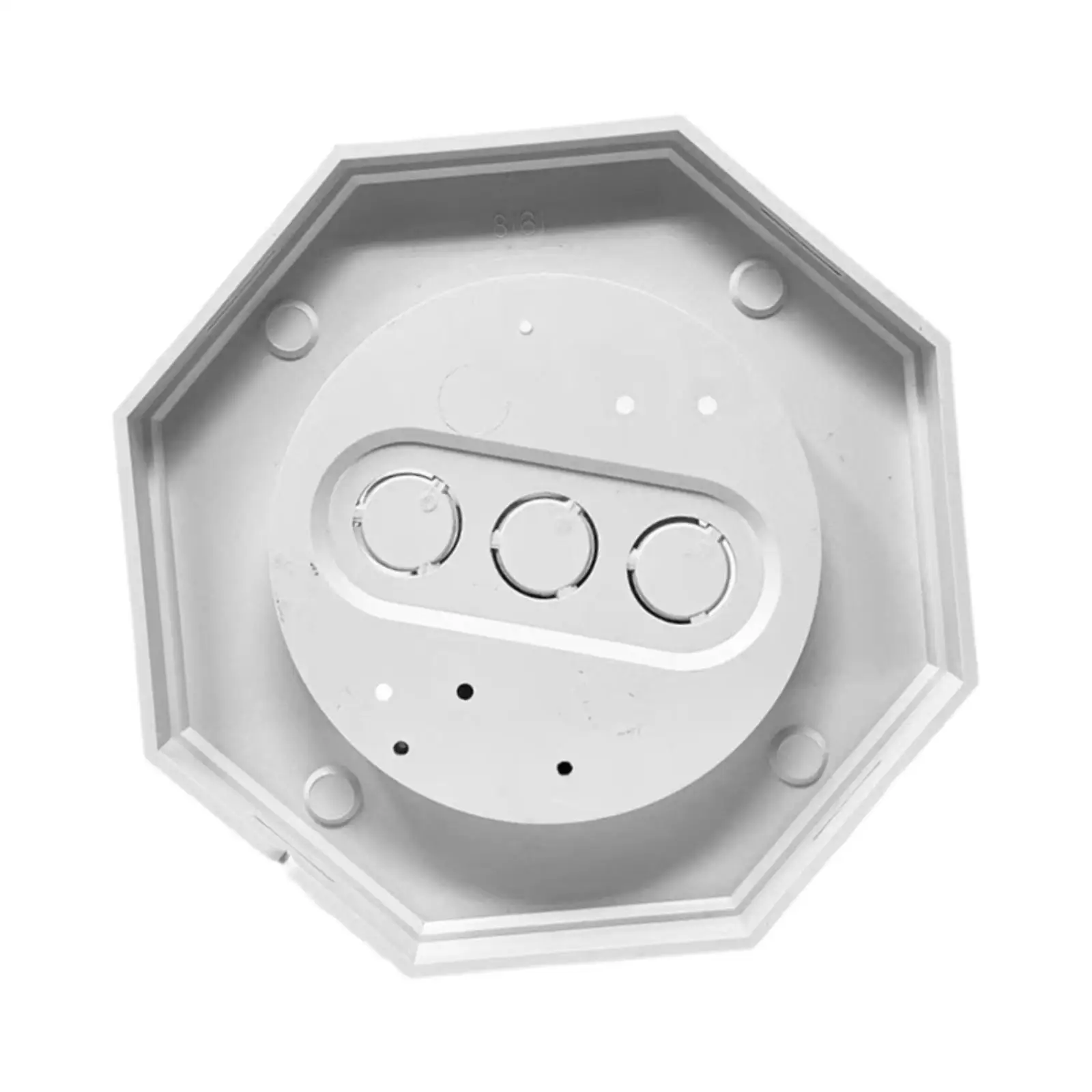 Siding Mounting Block Octagon Plate Kit Durable PP Material Weather Resistant for Facade Lamp Outdoor