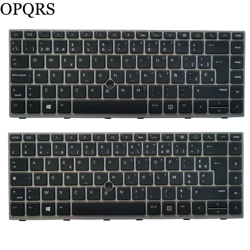 Imagem -01 - Teclado do Portátil para hp Elitebook 840 g5 846 g5 745 g5 us uk Espanhol Francês Checo Russo Wi-fi Novo teclado do portatil para hp elitebook 840 g5 846 g5 745 g5 us uk espanhol frances checo russo wi fi novo 01