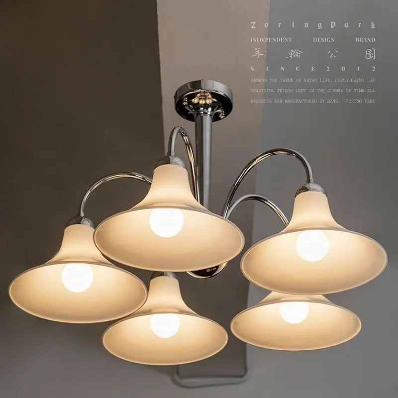 Modern Minimalist Horn Pendant Light Living Dining Room Atmosphere Multi Lamp Glass Branch Home Decor