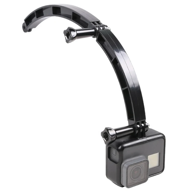 3 Way Mount Helmet Arm Extension Curved For Gopro 9 8 7 6 5 SJCAM 4K
