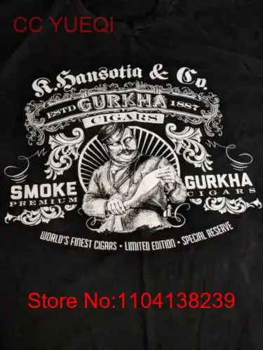 Gurkha Premium Worlds Finest Limited Edition Cigars Special Reserves XL T shirt long or short sleeves