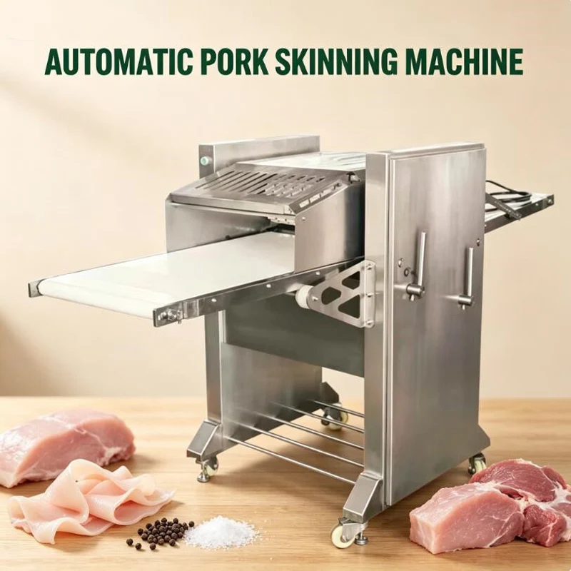 Pork Skinning Machine Fresh Pork Neck Electric Stainless Steel Skin Peeling Equipment Pork Skinning Machine