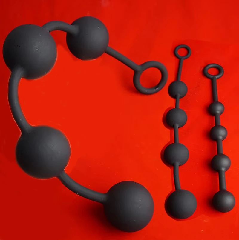 Silicone Dildo Eggs Anal Beads,But Butt Plug with Silicone Huge Anal Balls Sex Toy,Anus Vaginal Masturbator Dilator,Buttplug