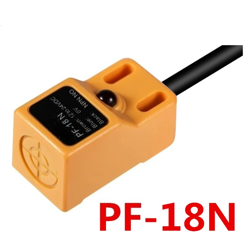 

Оригинальный новый квадратный бесконтактный переключатель PF-18N трехпроводной NPN нормально открытый 24 В подлинный
