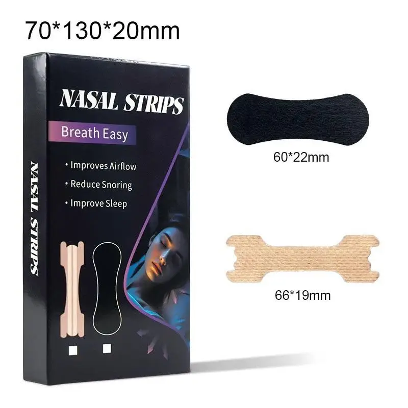 30Pcs Nasal Strips For Snoring Nasal Patch Correction Physical Expansion Breathable Better Sleep Anti-Snoring Nasal Strip