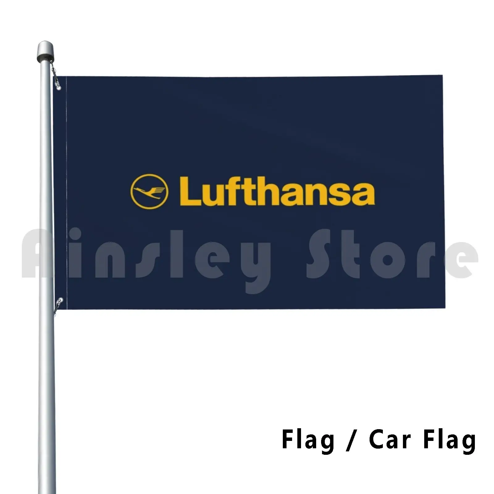 Lufthansa Outdoor Decor Flag Car Flag Lufthansa Aviation Jet Plane Pilot Captain Stripes Airways Boeing Airbus Airplane