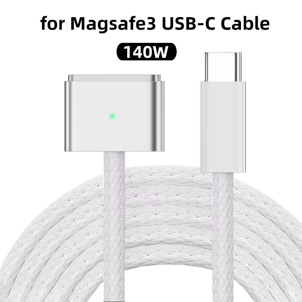 

U​SB C PD Magnetic Charging Cable Cord for Magsafe3 Laptop Charger Converter for Macbook Air Pro A2442 A2485 A1681 A2779 A2780