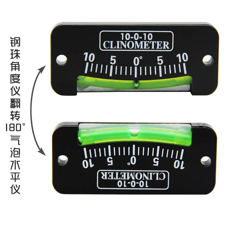 Mechanical measuring instrument Angle steel ball inclinometer Slope meter medical apparatus Measurement of horizontal bubbles