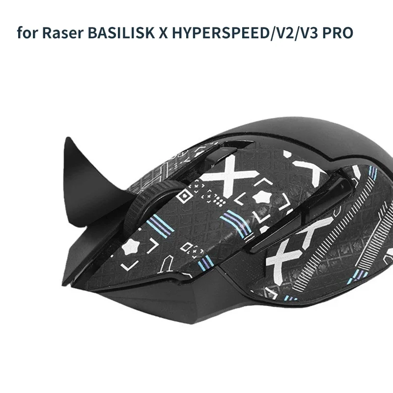 Razer Basilisk V2/V3 PRO용 우수한 그립감을 갖춘 미끄럼 방지 스티커 무료 청소용 면 패드 보너스