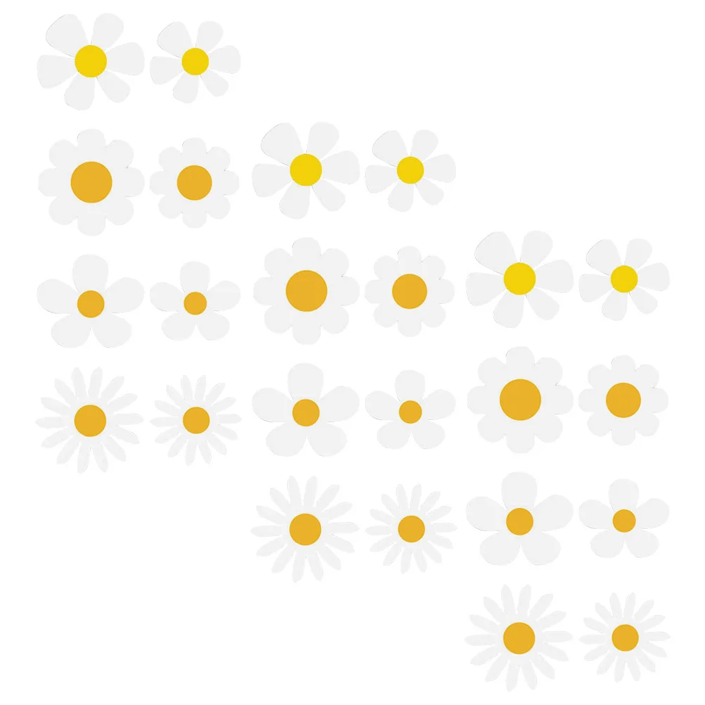 

24Pcs Magnetic Refrigerator Magnets Flower Design Refrigerator Stickers Home Kitchen Fridge Ornament Fridge Magnet