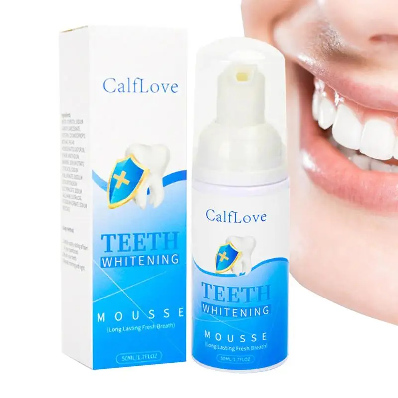 

Teeth Whitenings Mousse Teeth Whitenings Toothpaste 50ml Foam Whitening Toothpaste Foam Deeply Cleaning Gums Stain Removal