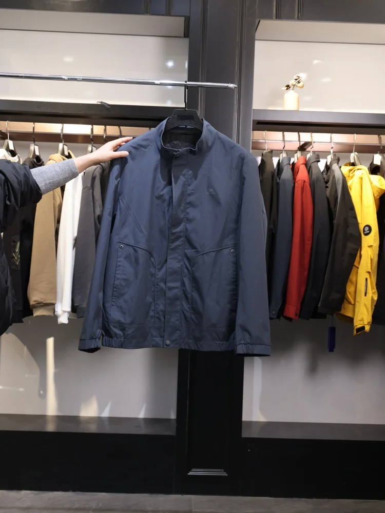 

Мужская повседневная куртка Homesi с воротником-стойкой, декоративной строчкой, приталенного кроя, из полиэфирного волокна, быстросохнущая, с длинными рукавами и молнией...