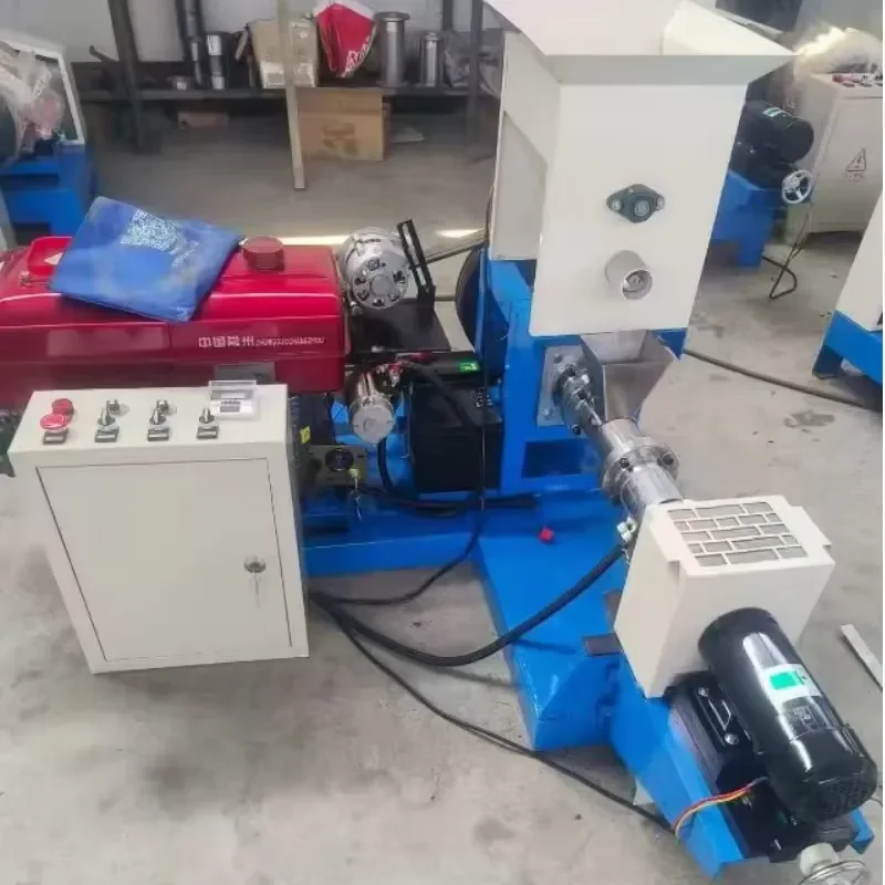 New Brand Fish Feed Floating & Sinking Pellet Making Machine | High Capacity 100kg/h Fish Feed Extruder