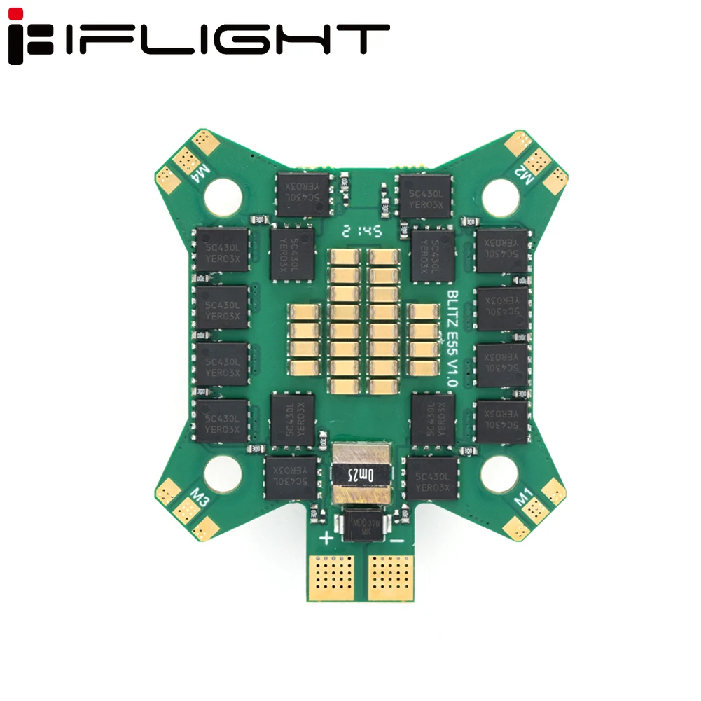 iFlight BLITZ E55 4-IN-1 2-6S ESC（G2）support DShot150/300/600/MultiShot/OneShot for FPV