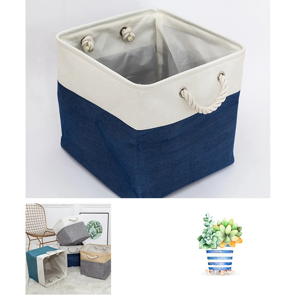 Foldable Pet Dog Toy Storage Basket Dog Polyester Bag Personalized Pet Toys Linen Storage Box Bins Dog Accessories Pet Supplies