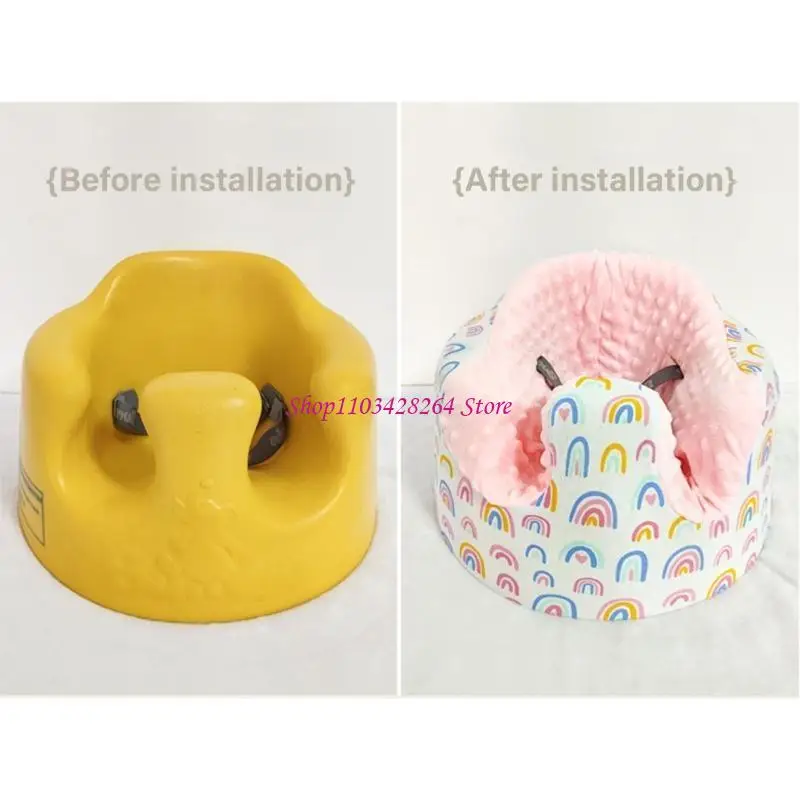 حافظة واقية لأكمام مقاعد كرسي التدريب مريحة ومسامية لمقاعد الأطفال من بامبو #3