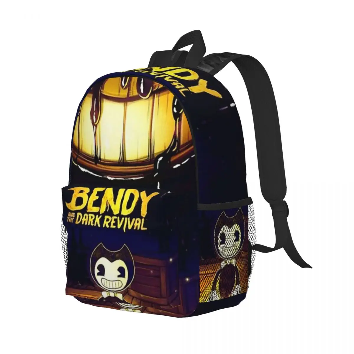 Mochila Bendy and the Dark Revival para crianças, mochila escolar para crianças, meninos e meninas, mochila escolar do jardim de infância, moda