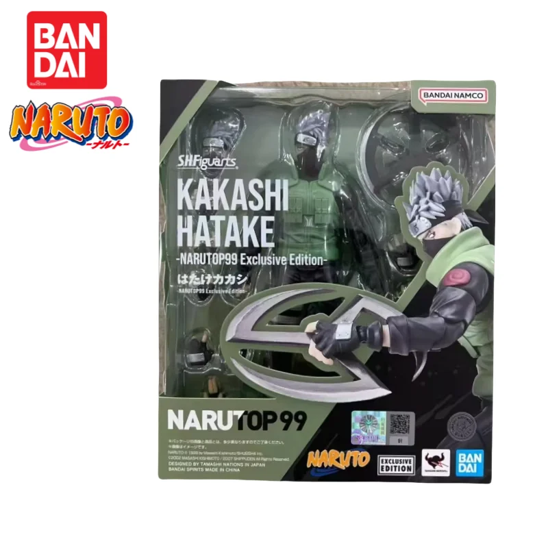 En Stock Original Bandai Naruto S H Figuarts Hatake Kakashi Hatake Kakashi Anime mercancía figura de acción estatuilla 100% genuino
