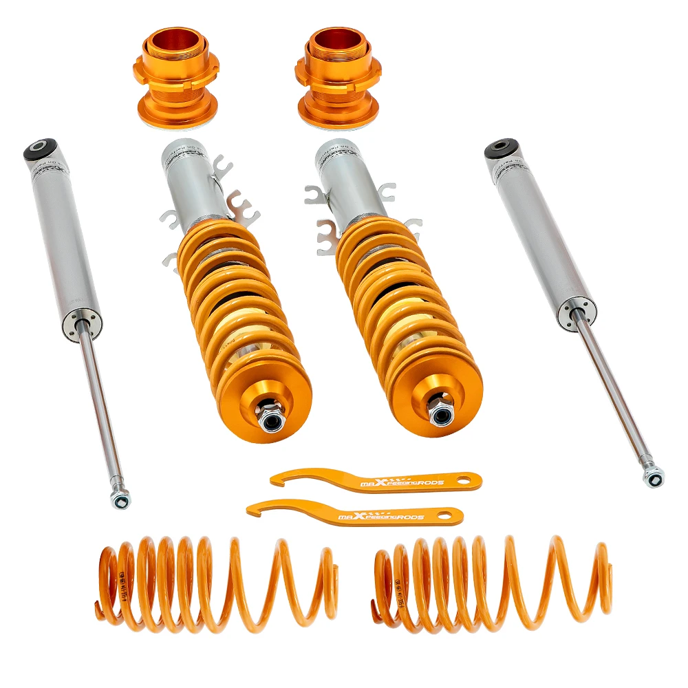 Street Coilovers Suspension for Audi A3 TT 8N3 VW Golf MK4 Seat Leon 1.8T 1.9 TDi 2.3V5 Absorber Front & Rear Coilovers Kit