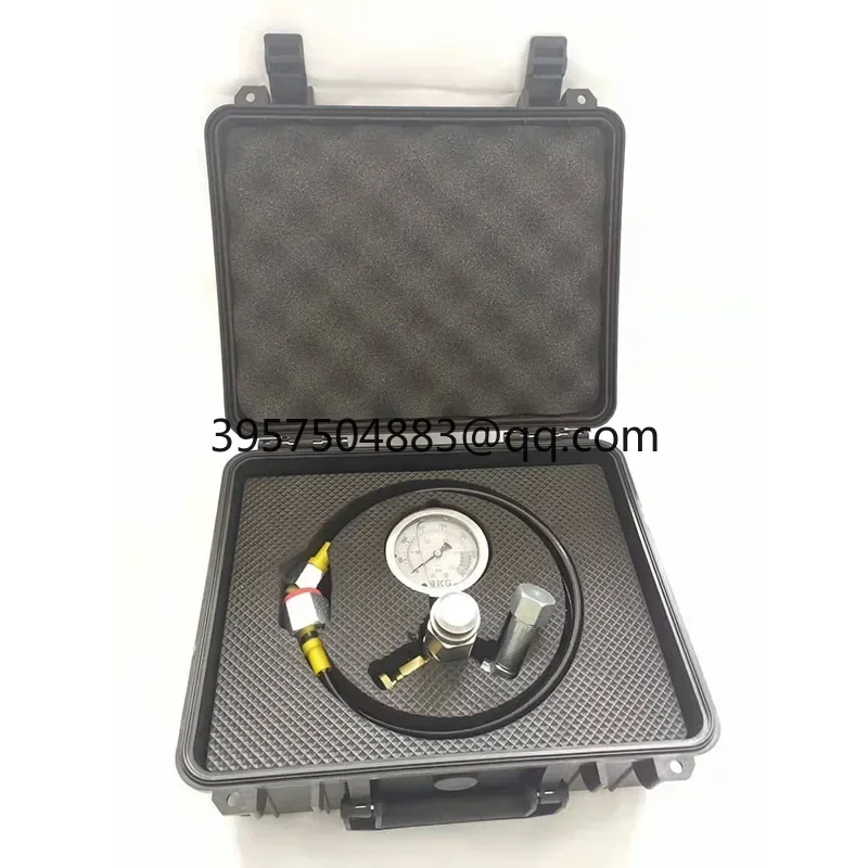 25MPA nitrogen pressure filling gauge hydraulic gauge excavator nitrogen metering box crusher special head