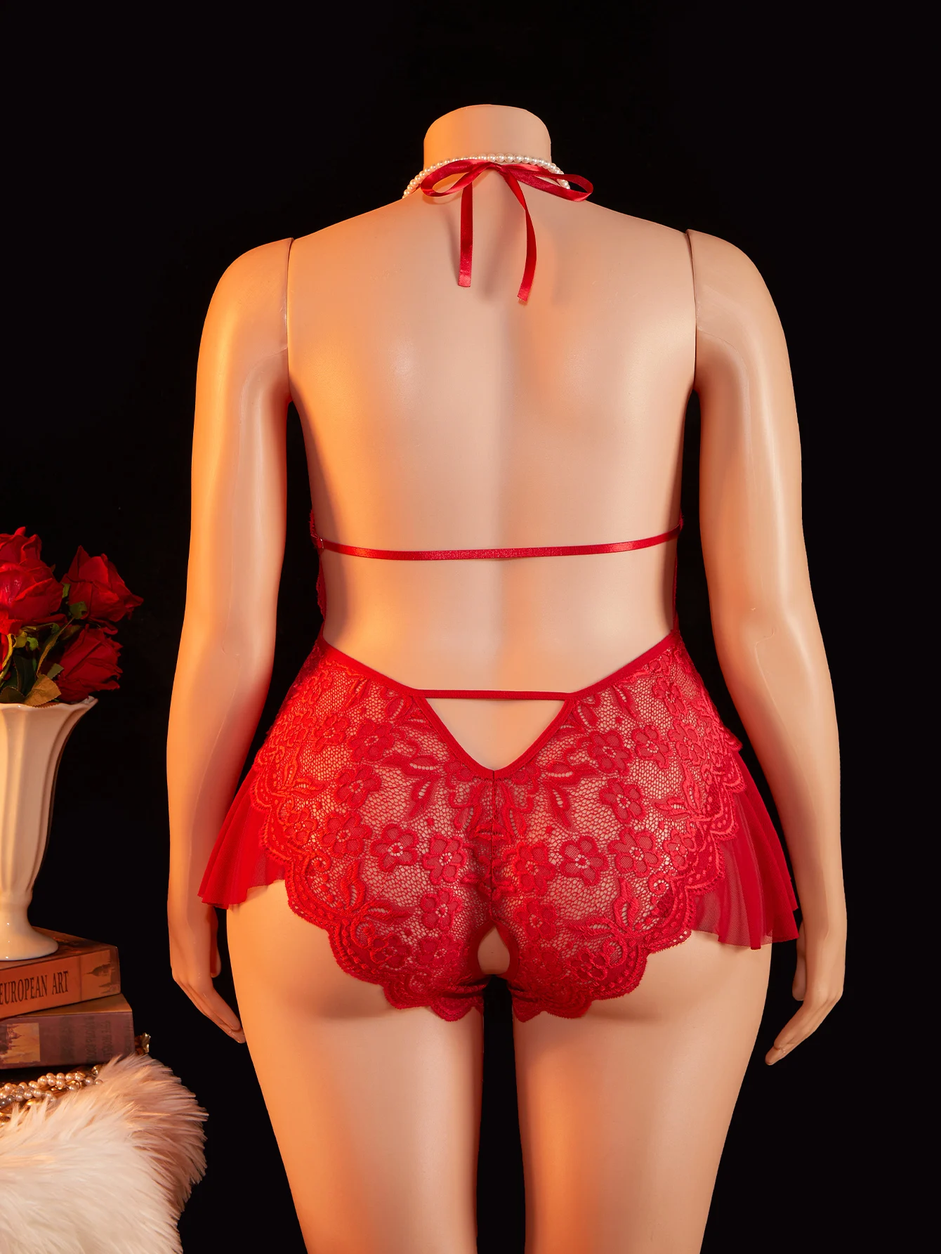 여성용 울트라 섹시 테디 딥 V 에로틱 란제리, 레이스 - Lace Teddy Lingerie 리뷰 및 가격