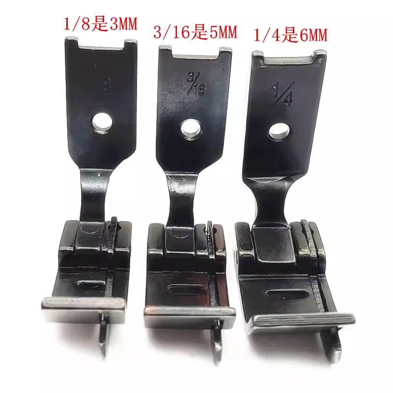 457-CR,457-CL Guiding Zigzag Presser Foot Fit Singer 107W,457G,457U, JUKI LZ-2280,LZ-2284,LZ-391 Zigzag Sewing Machine 0.1 0.2cm