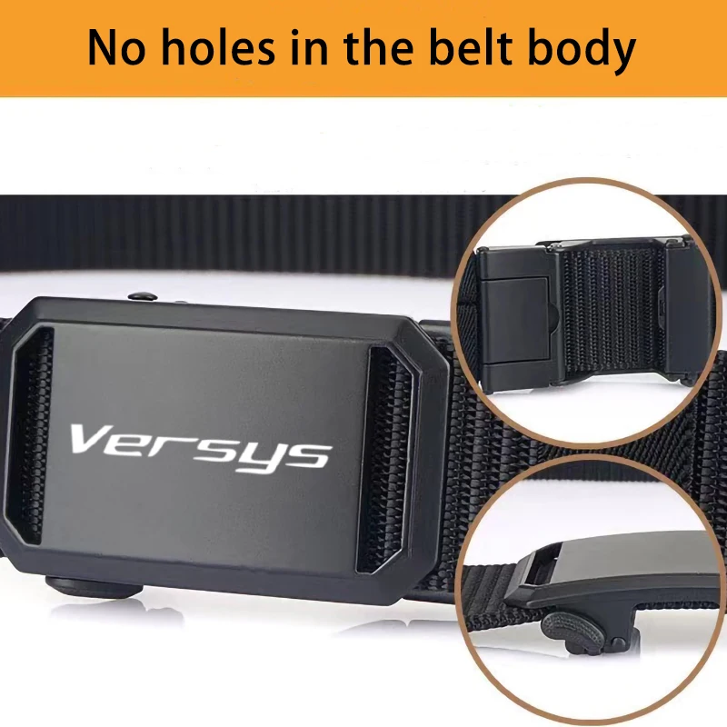 For Kawasaki Versys 650 VERSYS650 2015 2016 2017 2018 2019 2020 2021 Motorcycle Tactical Belt Outdoor Military Belt Accessories