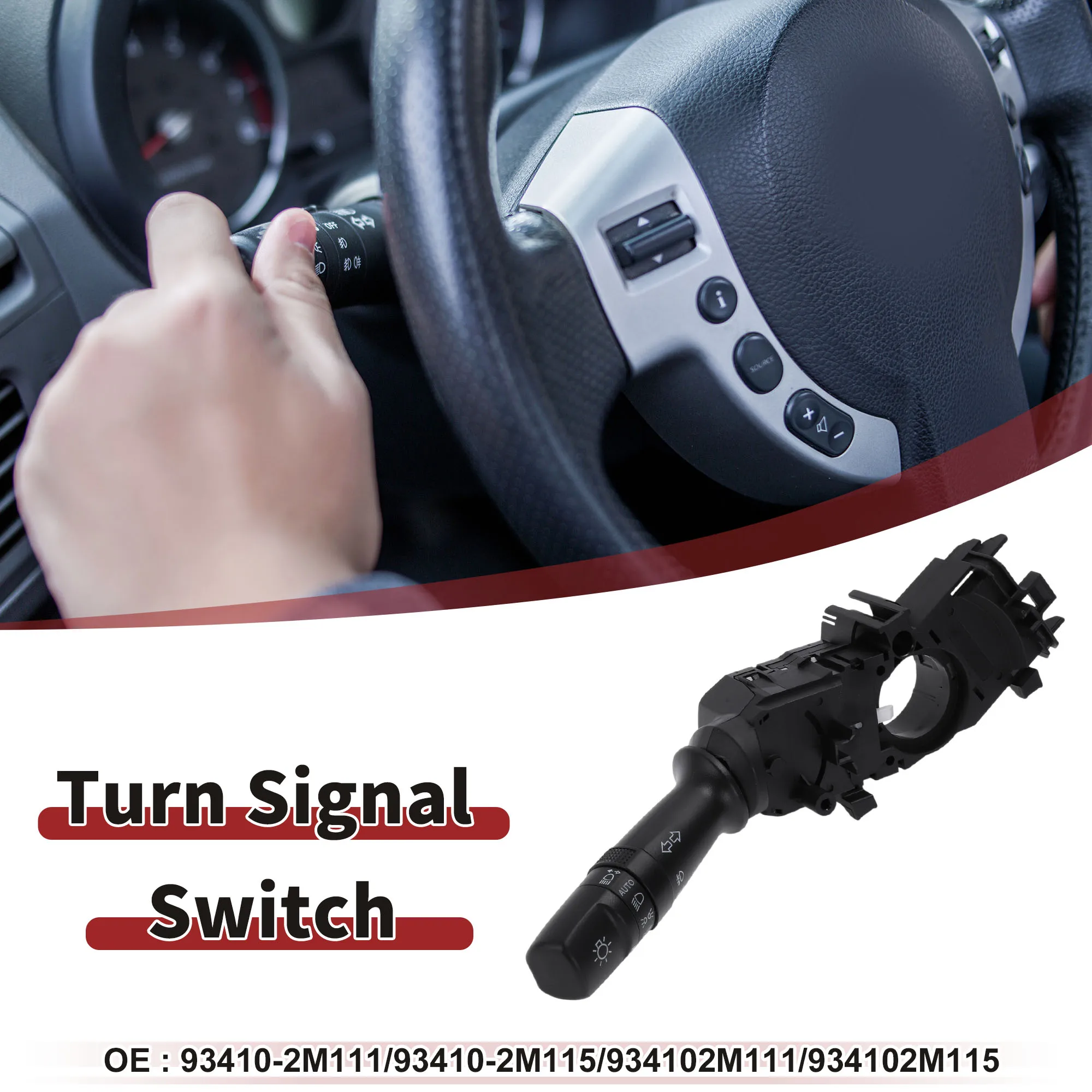 

UXCELL No 93410-2M111/93410-2M115 Переключатель указателей поворота для HYUNDAI ACCENT 2014-2015