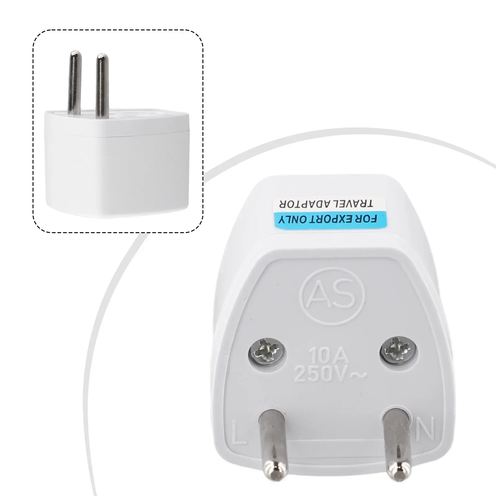 Euro Convertor CA MX US To DE EU KR RUS Europe AC DC Power Plug- Adapter Travel Adaptor Converter Korea Socket