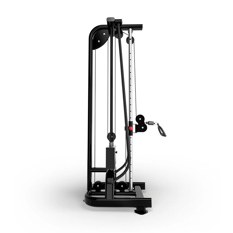 

Commercial Use Single Arm Cable Crossover Bicep Cable Machine High Pulley Row Pullover Machine Single Cable Tower