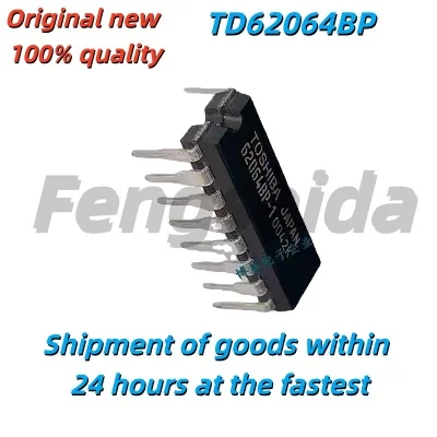 5PCS Brand new original imported TD62064BP TD62064BP-1 DIP-16 door driver brand new original imported TOSHIBA