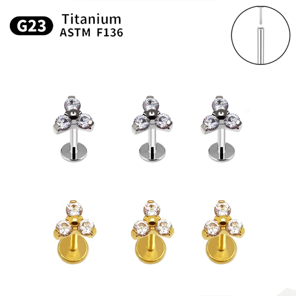 G23 Titanium Stud P…
