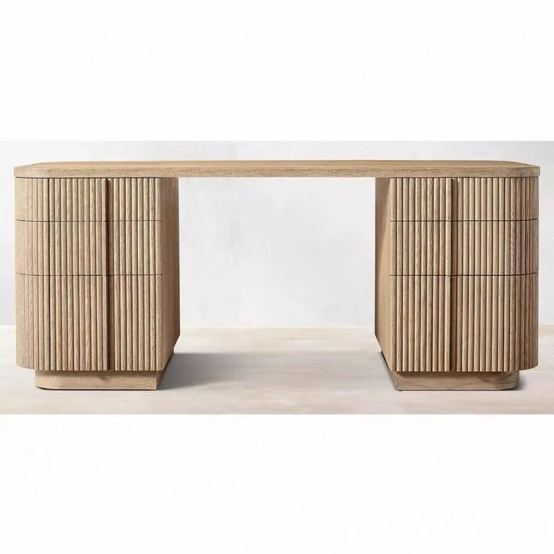 Solid wood writing desk master bedroom dressing table girls dressing table office computer desk foreign trade export