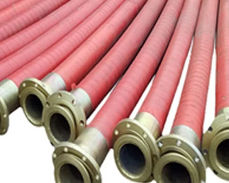 

Industrial large diameter cement slurry discharge rubber hose method