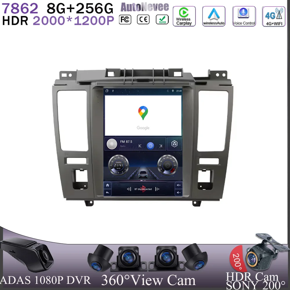 

9.7 inch Car Android For Nissan Tiida C11 2004-2013 2 din Carplay GPS Navigation Bluetooth Touch Screen Intelligent System Wifi