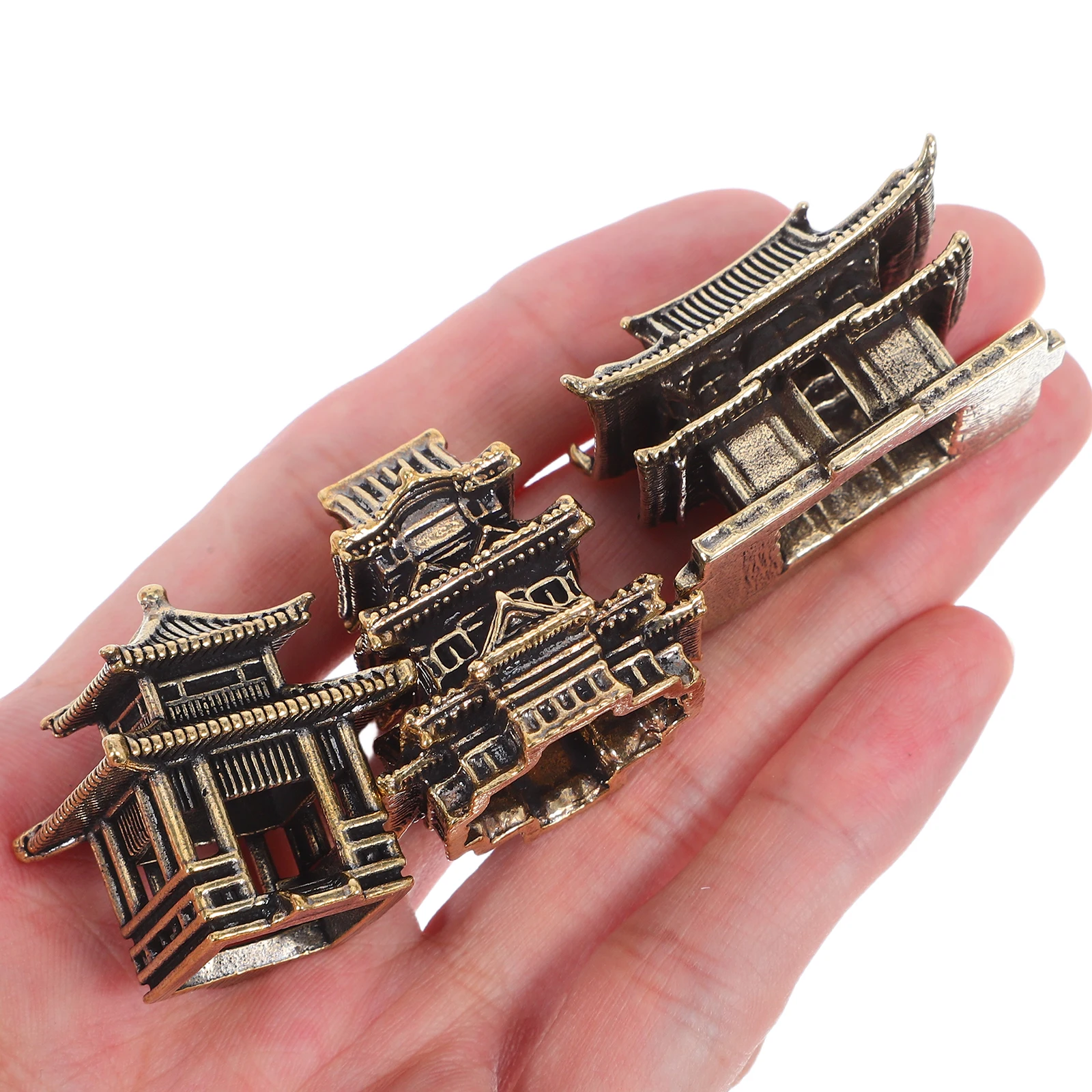 

Retro Decorative Ornaments Miniature Asian Garden Statue Japanese Lantern Figurines Outdoor Style Decors