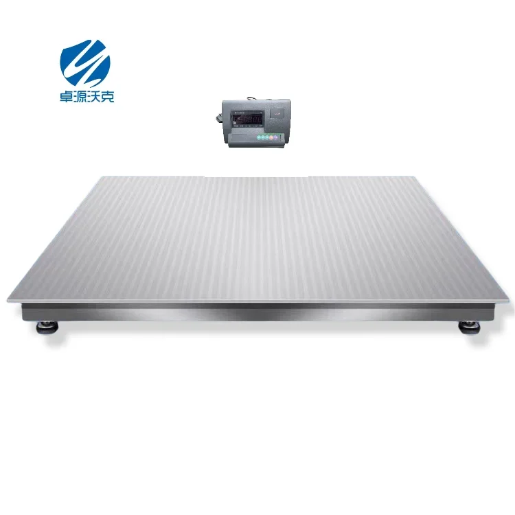Stabilization Electronic Digital Industrial Weighing Scale 3000kg Stainless Steel Floor Scale Platform Scales for Sale