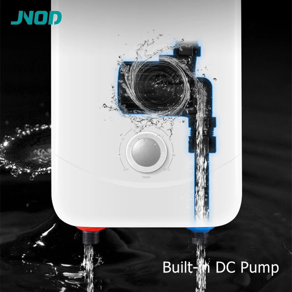 5500W 220V ELCB knob control hotel bathroom instant geysers electric hot water shower heater pump booster