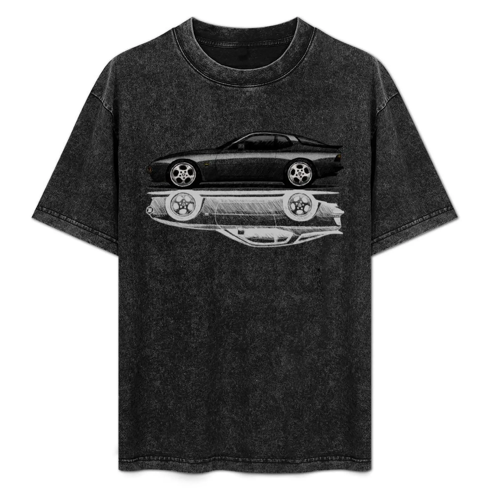 classic german sports car T-Shirt plus sizes blue archive oversized graphic tee oversized t shirt mens graphic t-shirts hip hop