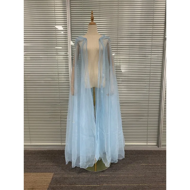 

loween Double Layer Veil Hooded Belted Robe Role Play Carnival Par Witch Costume Robe Women's Faion Traditional Chines...