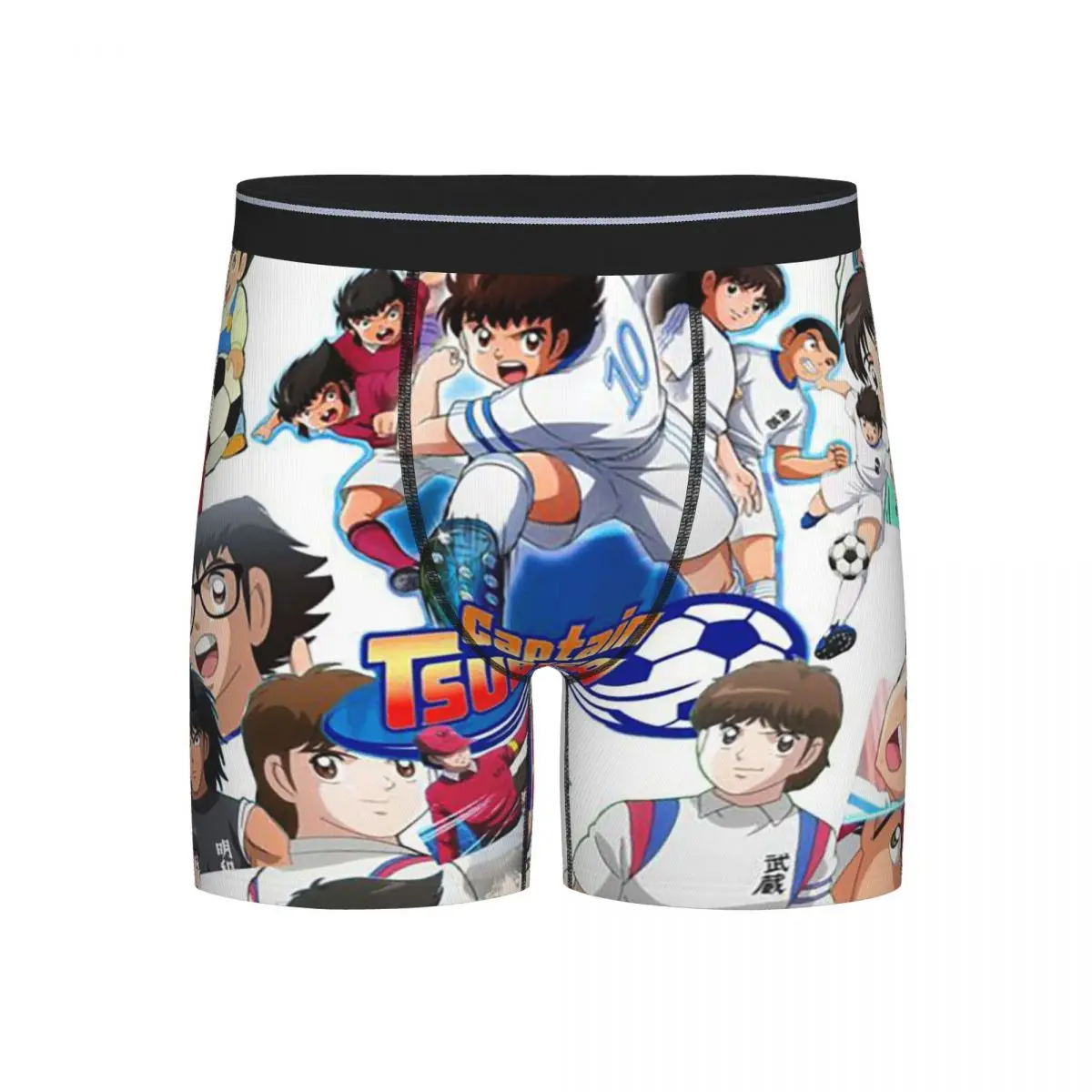 

Long Boxer Underpants Shorts Japan Football Manga Captain Tsubasa Panties Male Ventilate Underwear for Homme Man Boyfriend Gifts