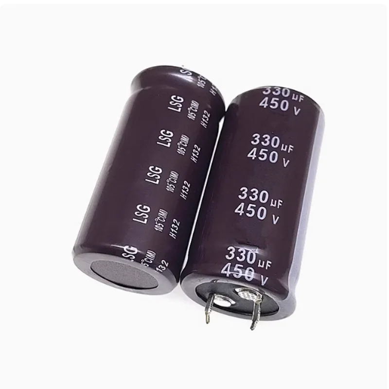 1PCS Aluminum Electrolytic Capacitor 450V 330UF 22X45 22X35 25X40 25X60 30X25 30X45 30X60 35X30 35X40 35X50 35X60 35X80 22X60