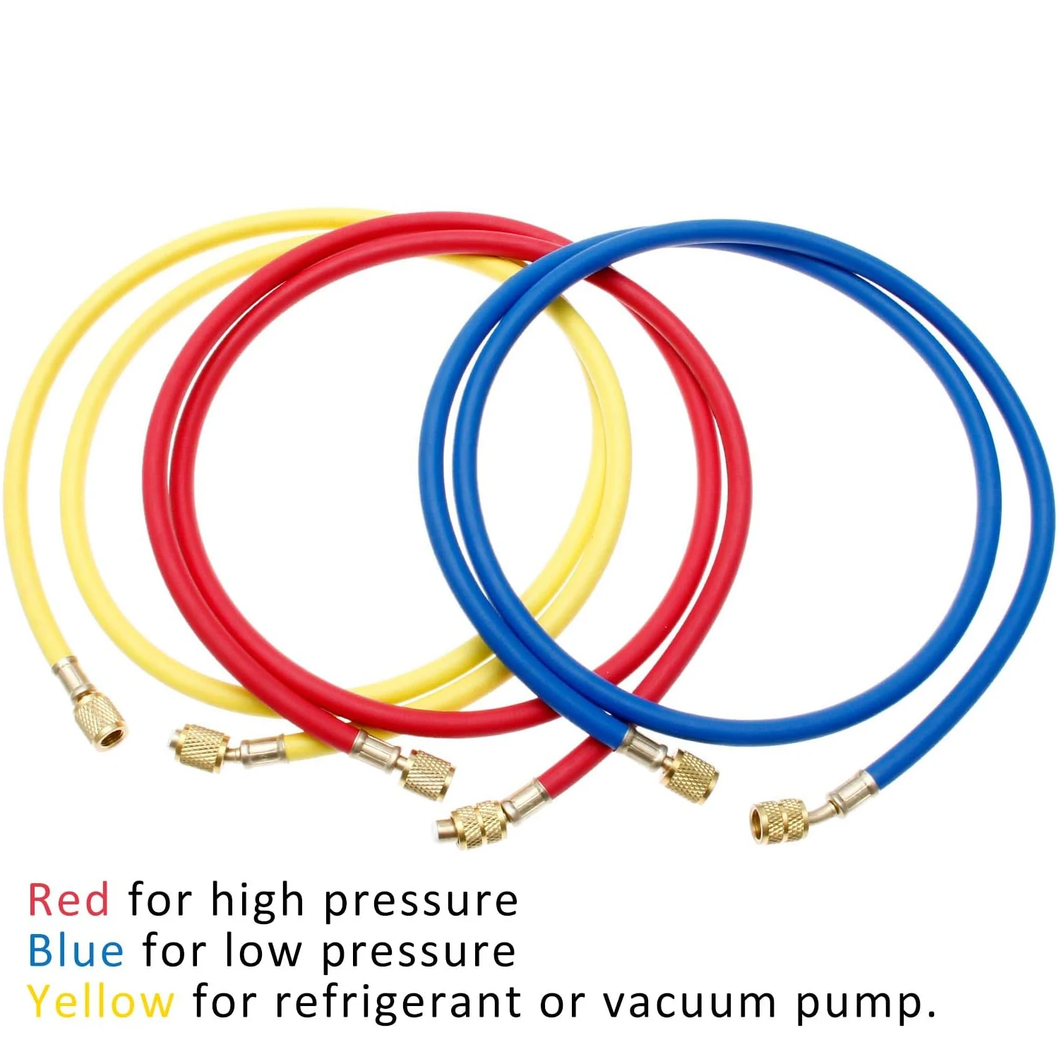 خرطوم شحن التيار المتردد أنبوب عدة خرطوم تركيبات منخفضة الخسارة لقياس مشعب تكييف الهواء المبردات R410A R32