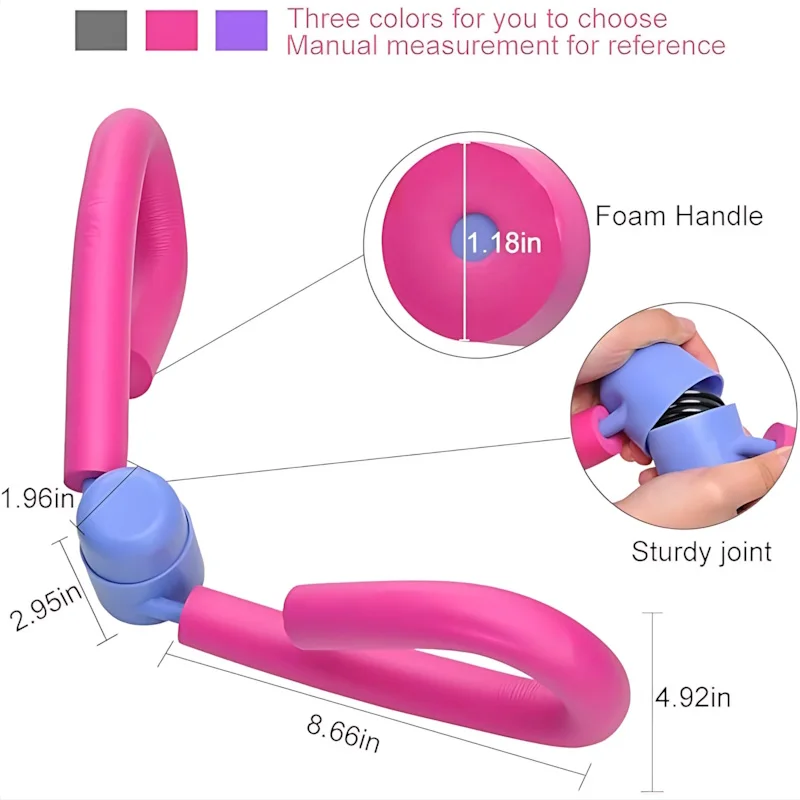 Leg Kegel Trainer – Materiale in pile, Allenamento muscolare delle gambe a casa, Uso yoga, Esercizio del pavimento pelvico