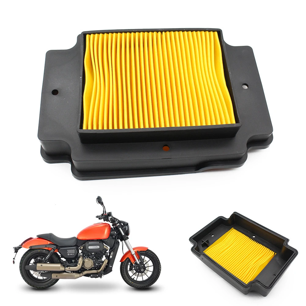 

Tourer Bike Motorcycle Air Filter For QJMOTOR 300S QJ300-12 QJ300-12A Intake Cleaner Engine Maintenance Replacement Parts