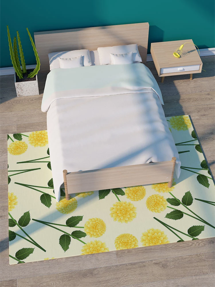 

Reese Modern Abstract Floral Non Slip Area Rug for Bedroom Kids Room Villa Multi Scene Use with Soundproofing Easy Clean Carpet