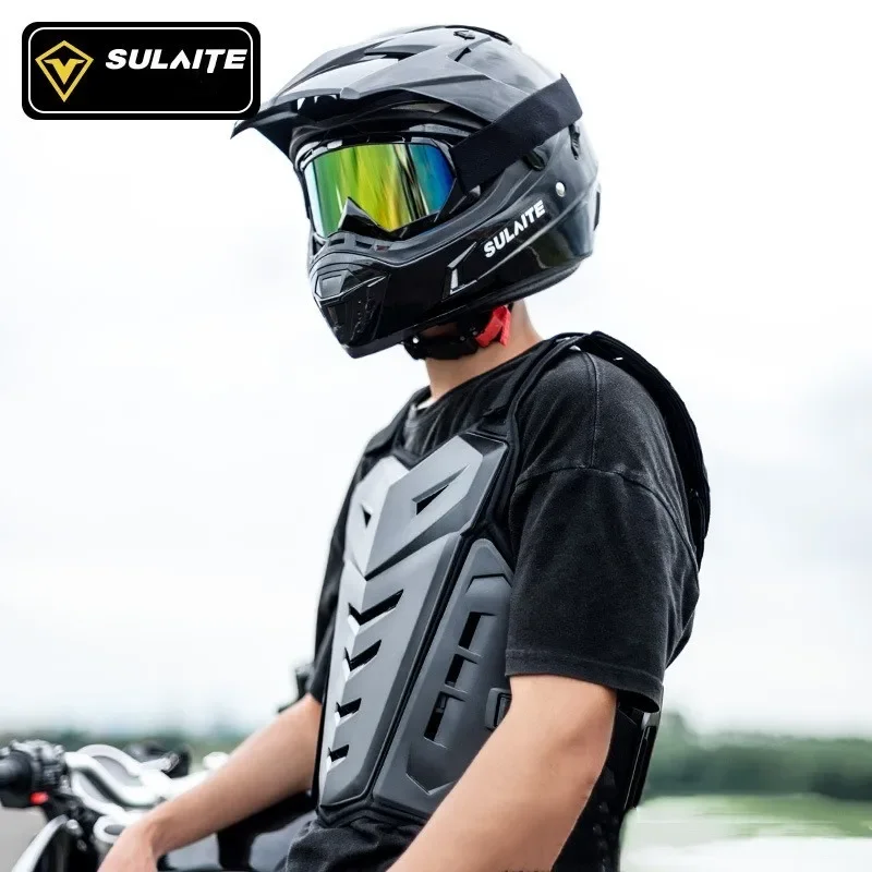 Sulaite All Season Motocross-Rüstungsweste, Motorrad-Körperschutz, Dirt Bike, MTB, MX, Brustschutz, Moto-Ausrüstung für Herren