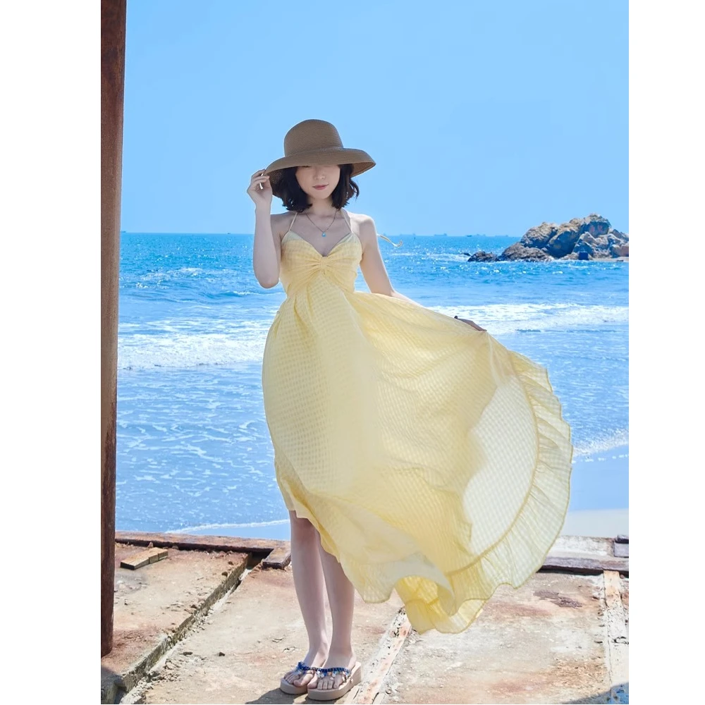 Vestidos sem mangas das mulheres nova primavera puff manga meia manga lanterna batwing mangas volume deslocamento design único chique