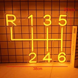 Car Gearbox Neon Sign Personalized Led Neon Garage Automotive Repair Shop Wall Decor Bar Party Club Luminous Lamp Neon Lights